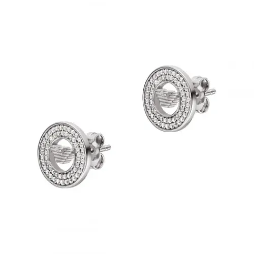 Emporio Armani Ohrringe-Eagle Logo Ohrstecker - EG3587040