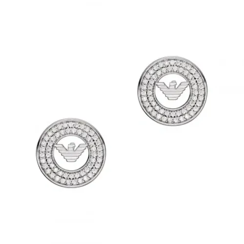 Emporio Armani Ohrringe-Eagle Logo Ohrstecker - EG3587040