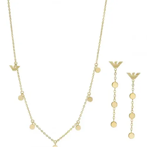 Emporio Armani Schmuck Set-Eagle Logo Set - EGS3064SET