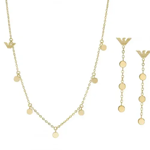 Emporio Armani Schmuck Set-Eagle Logo Set - EGS3064SET