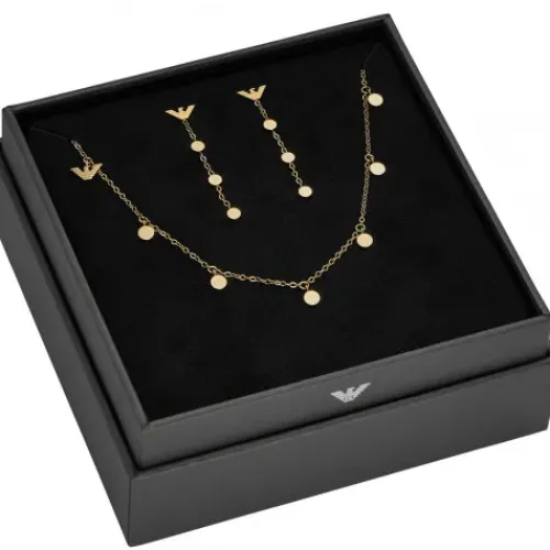Emporio Armani Schmuck Set-Eagle Logo Set - EGS3064SET