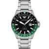 Emporio Armani Metallarmband-World Explorer GMT - AR11589