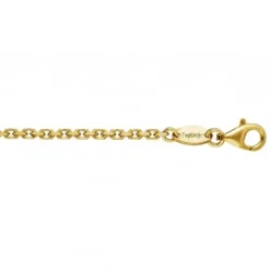 Engelsrufer Halsketten-Ankerkette Gold 4fach Diamantiert