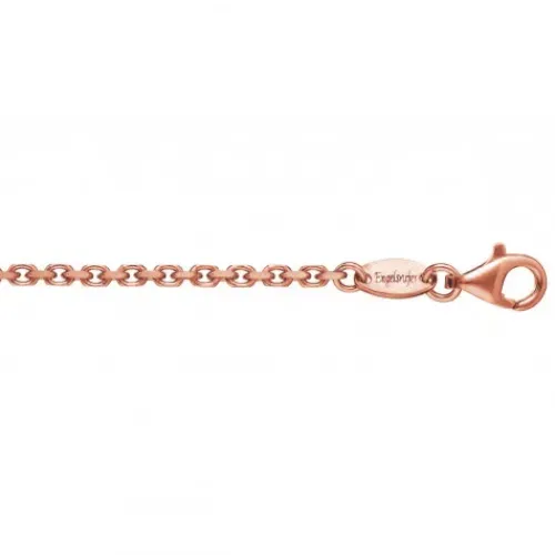 Engelsrufer Halsketten-Ankerkette Rosé Gold 4fach Diamantiert