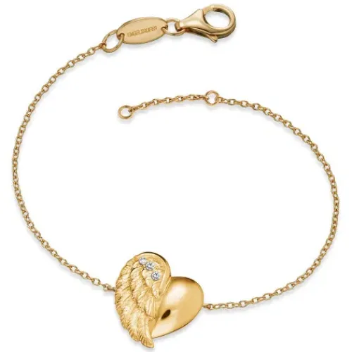 Engelsrufer (Kette mit) Herz-Armband Herzflügel - ERB-LILHEARTWING-G