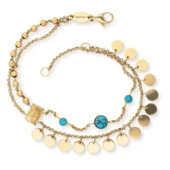 Engelsrufer Fusskette-Boho Lebensbaum Armband-Fusskette - ERBS-TREE-ZI-G