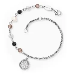 Engelsrufer Fusskette-Boho Lebensblume Armband-Fusskette - ERBS-LILLIFL-ZI