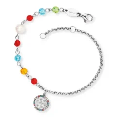 Engelsrufer Fusskette-Boho Lebensblume Armband-Fusskette - ERBS-LILLIFL-ZIM