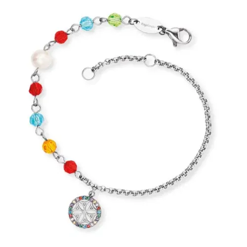 Engelsrufer Fusskette-Boho Lebensblume Armband-Fusskette - ERBS-LILLIFL-ZIM