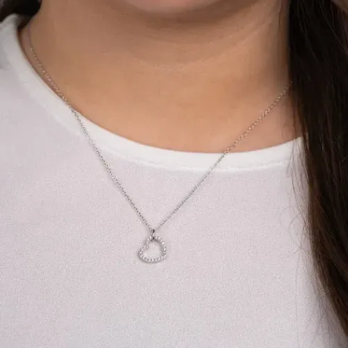 Engelsrufer (Kette mit) Herz-Halskette Herz - ERN-HEARTSHINY-SZI