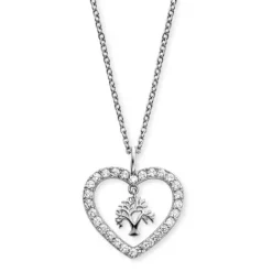 Engelsrufer (Kette mit) Herz-Halskette Lebensbaum im Herz - ERN-HEARTTREE-ZI