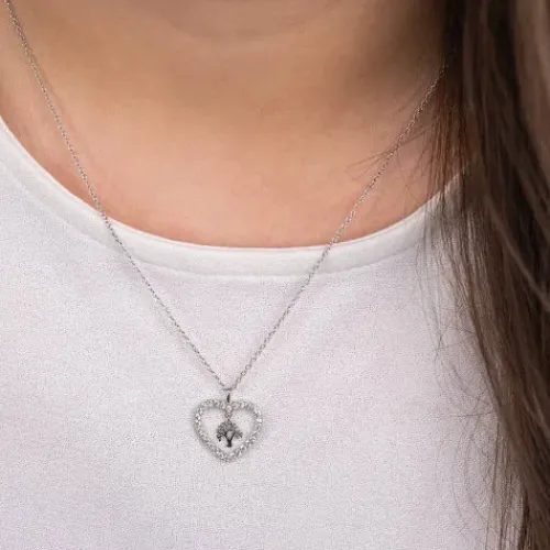 Engelsrufer (Kette mit) Herz-Halskette Lebensbaum im Herz - ERN-HEARTTREE-ZI
