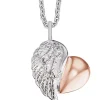 Engelsrufer (Kette mit) Herz-Herzflügel Halskette - ERN-LILHEARTWINGBI