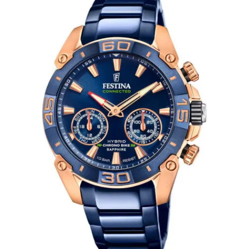 Festina Metallarmband-Chrono Bike Hybrid Smartwatch - F20549/1