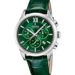 Festina Lederarmband-Swiss Made Chrono - F20041/3