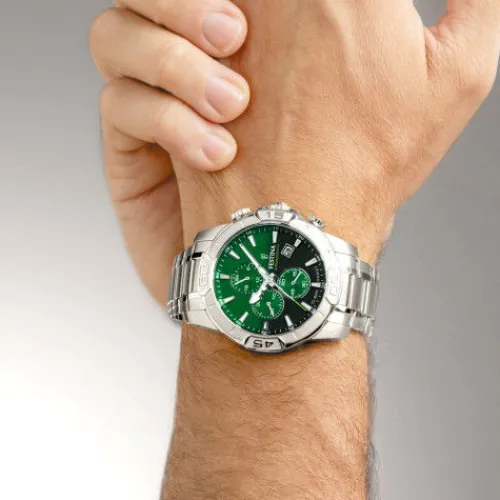 Festina Metallarmband-Timeless Chronograph - F20704/5