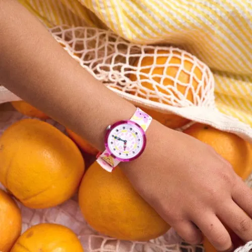 Flik Flak Swiss Made Uhren-Bouncing Hearts - FBNP223