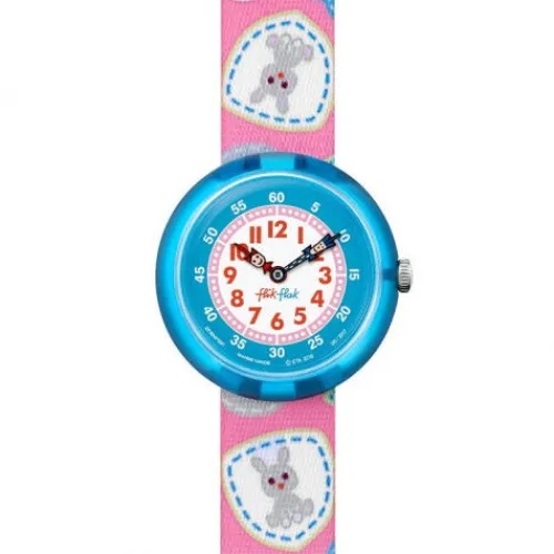 Flik Flak Swiss Made Uhren-Camping Badge Pink - FBNP091