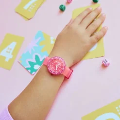 Flik Flak Swiss Made Uhren-Level Pink - FCSP121