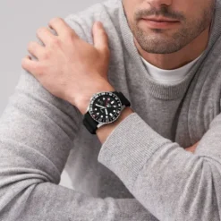 Fossil Silikonarmband-Blue GMT - FS6036