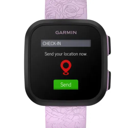 Garmin Smartwatches-Bounce Lilac Floral - 010-02448-21