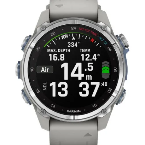 Garmin Silikonarmband-Descent MK3 Fog Gray - 010-02753-04