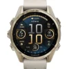 Garmin Silikonarmband-Fenix 8 Amoled Sapphire Soft Gold Fog Gray (43 mm) - 010-02903-11