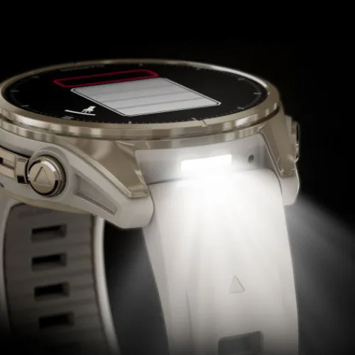 Garmin Silikonarmband-Fenix 8 Amoled Sapphire Soft Gold Fog Gray (43 mm) - 010-02903-11