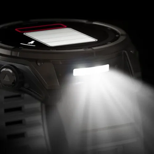 Garmin Silikonarmband-Fenix 8 Solar Sapphire Carbon (51 mm) - 010-02907-11