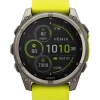 Garmin Silikonarmband-Fenix 8 Solar Sapphire Amp Yellow (51 mm) - 010-02907-21