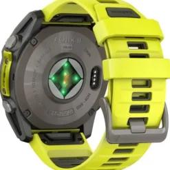 Garmin Silikonarmband-Fenix 8 Solar Sapphire Amp Yellow (51 mm) - 010-02907-21