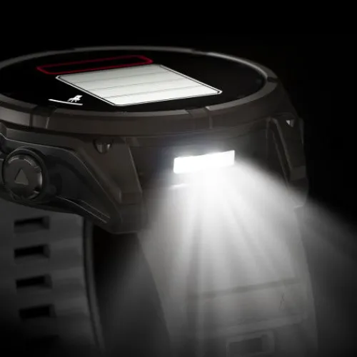 Garmin Silikonarmband-Fenix 8 Solar Sapphire Carbon (47 mm) - 010-02906-11