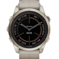 Garmin Lederarmband-Fenix 7S Pro Saphire Solar - 010-02776-30