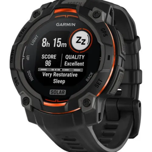 Garmin Silikonarmband-Instinct 3 Solar Black (45 mm) - 010-02934-00