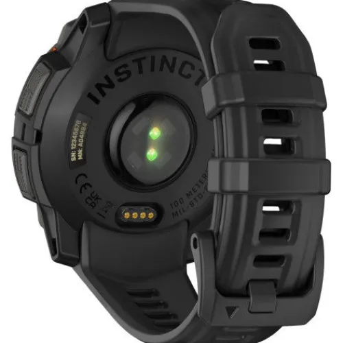 Garmin Silikonarmband-Instinct 3 Solar Black (45 mm) - 010-02934-00