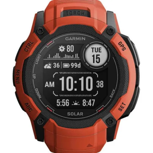 Garmin Silikonarmband-Instinct 2X Solar Flame Red - 010-02805-01
