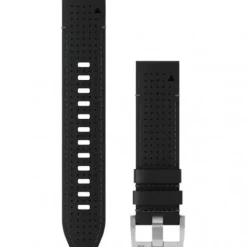 Garmin Uhrenarmbänder-MARQ QuickFit 22 Black Leather Band - 010-13225-09