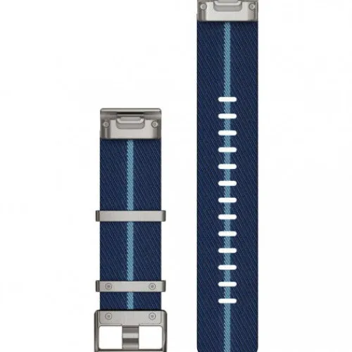 Garmin Uhrenarmbänder-MARQ QuickFit 22 Jacquard Weave Nylon Indigo Band - 010-13225-10