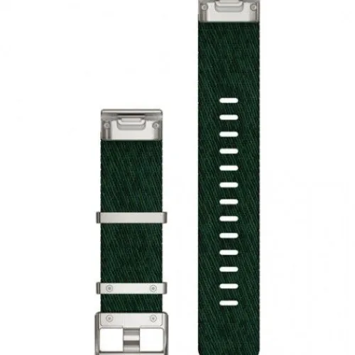 Garmin Uhrenarmbänder-MARQ QuickFit 22 Jacquard Weave Nylon Pine Green Band - 010-13008-00