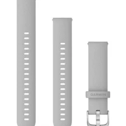 Garmin Uhrenarmbänder-Quick Release (18 mm) Mist Grey Silicone Band - 010-12932-0C