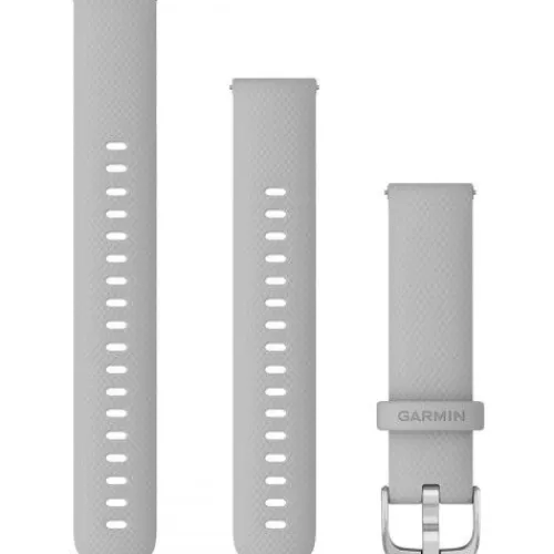 Garmin Uhrenarmbänder-Quick Release (18 mm) Mist Grey Silicone Band - 010-12932-0C