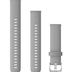 Garmin Uhrenarmbänder-Quick Release (18 mm) Powder Gray Silicone Band - 010-12932-00