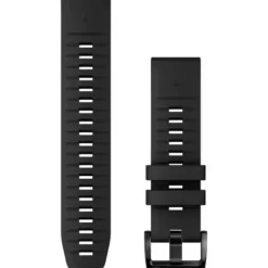 Garmin Uhrenarmbänder-QuickFit 22 Black Silicone Band - 010-13280-00