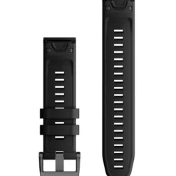 Garmin Uhrenarmbänder-QuickFit 22 Black Silicone Band - 010-13280-00