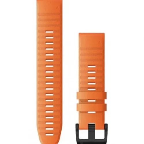 Garmin Uhrenarmbänder-QuickFit 22 Ember Orange Silicone Band - 010-12863-01