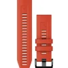 Garmin Uhrenarmbänder-QuickFit 26 Flame Red Silicone Band - 010-13117-04