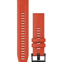 Garmin Uhrenarmbänder-QuickFit 22 Flame Red Silicone Band - 010-13111-04