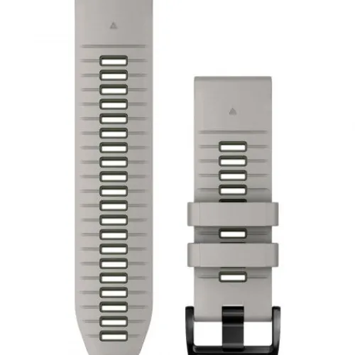 Garmin Uhrenarmbänder-QuickFit 26 Fog Gray Moss Silicone Band - 010-13281-08