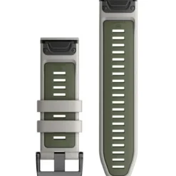 Garmin Uhrenarmbänder-QuickFit 26 Fog Gray Moss Silicone Band - 010-13281-08