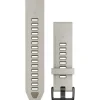 Garmin Uhrenarmbänder-QuickFit 20 Fog Gray Dark Sandstone Silicone Band - 010-13391-06